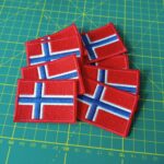 naszywki flaga norwegii